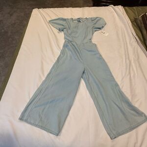 Light Blue Jean Jumpsuit